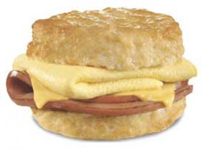 Hardee's Fried Bologna Biscuit Sandwich