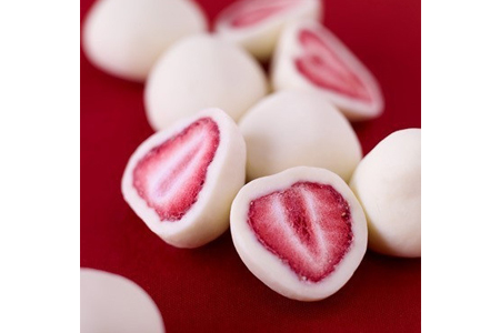 Frozen Yogurt Covered Strawberries