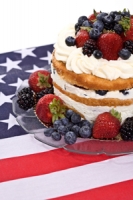 Fourth of July Celebration Cake Photo