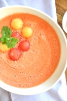2 Ingredient Melon Ball Soup Photo