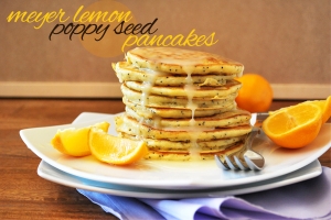 Meyer Lemon Poppy Seed Pancakes Photo