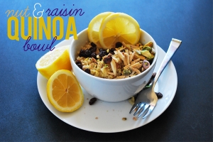 Raisin and Nut Quinoa Bowl Photo