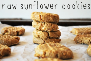 Raw Sunflower Butter Cookies Photo
