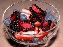 Berries and Cream Photo