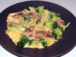 Broccoli Mushroom Omelet Photo