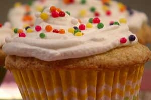 Frosted Vanilla Cupcakes Photo
