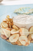 Microwave Baked Potato Chips Photo