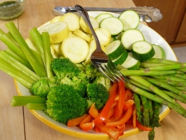 Raw Veggie Platter Photo