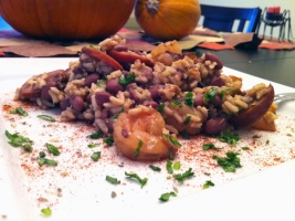 Red Beans and Rice with Shrimp Photo