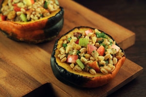 Whole Grain Stuffing with Apples and Toasted Walnuts Photo