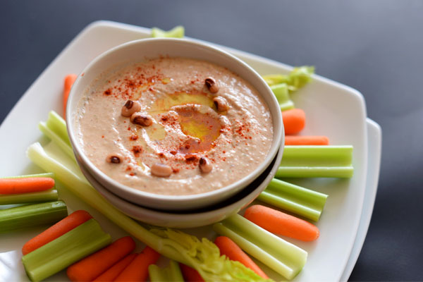 Black Eyed Pea Hummus | New Year's Eve recipes
