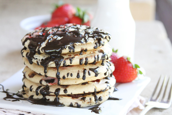 Try This Recipe: Chocolate Covered Strawberry Pancakes