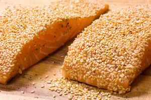 Grilled Sesame Salmon - Diet Recipe