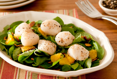 Baby Spinach and Orange Salad - Diet Recipe