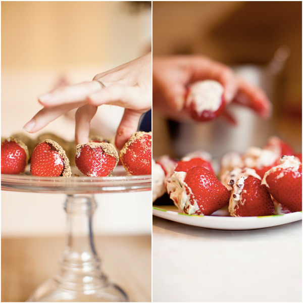 MUST TRY DESSERT RECIPE: Chocolate Chip Cheesecake Stuffed Strawberries