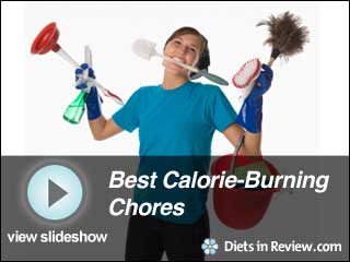 View Best Calorie Burning Chores Slideshow
