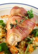 Baked Chicken and Prosciutto